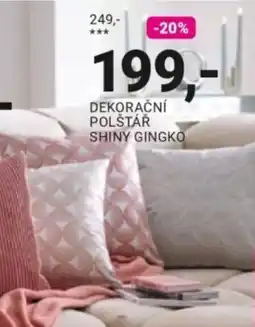 Möbelix Shiny gingko dekorační polštář nabídka