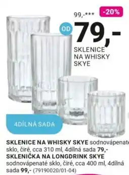 Möbelix Sklenice na whisky skye nabídka