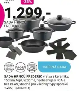 Möbelix Frederic sada hrnců nabídka