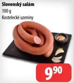 Partner Maloobchodní síť Kostelecké uzeniny Slovenský salám nabídka