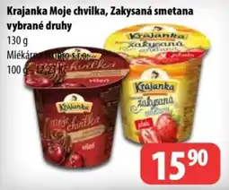 Partner Maloobchodní síť Krajanka Moje chvilka Zakysaná smetana nabídka