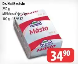 Partner Maloobchodní síť Dr. Halíř máslo nabídka