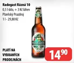 Partner Maloobchodní síť Radegast Rázná 10 nabídka