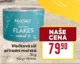 Billa Falksalt vločková sůl přírodní mořská nabídka