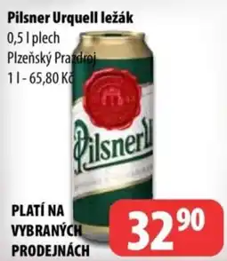 Partner Maloobchodní síť Pilsner Urquell ležák nabídka