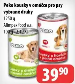 Partner Maloobchodní síť Peko kousky v omáčce pro psy nabídka