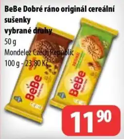 Partner Maloobchodní síť BeBe dobré ráno originál cereální sušenky nabídka