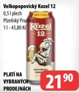Partner Maloobchodní síť Kozel 12 nabídka