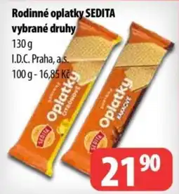 Partner Maloobchodní síť Sedita oplatky nabídka