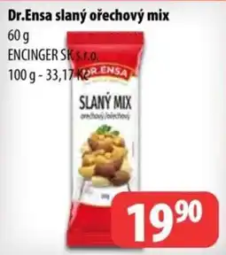 Partner Maloobchodní síť Dr.Ensa slaný ořechový mix nabídka