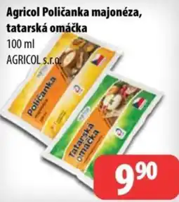 Partner Maloobchodní síť Agricol Poličanka majonéza, tatarská omáčka nabídka