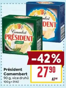 Billa Président Camembert nabídka