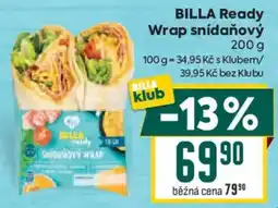 Billa Billa ready Wrap snídaňový nabídka
