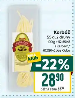 Billa Korbáč nabídka