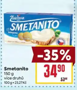 Billa Zeleťava smetanito nabídka