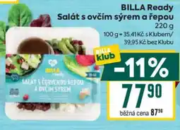 Billa Billa ready salát s červenou řepou a ovčím sýrem nabídka