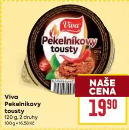 Billa Viva Pekelníkovy tousty nabídka