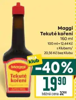 Billa Maggi tekuté koření nabídka