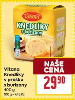Billa Vitana knedlíky v prášku s burizony nabídka