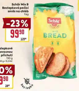 Billa Schär bezlepková pečicí směs na chléb nabídka