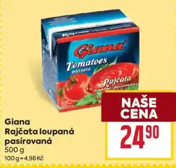 Billa Giana rajčata loupaná pasírovaná nabídka