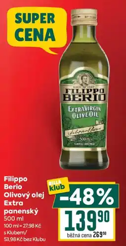 Billa Filippo Berio olivový olej extra panenský nabídka