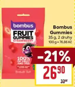 Billa Bombus fruit gummies nabídka