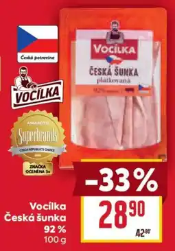 Billa Vocílka česká šunka nabídka