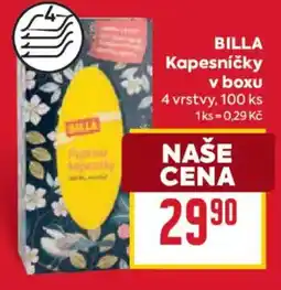Billa Billa kapesníčky nabídka