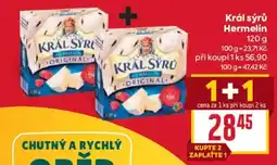 Billa Král sýrů Hermelin nabídka