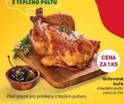 Billa Grilované kuře z tepleho pultu nabídka