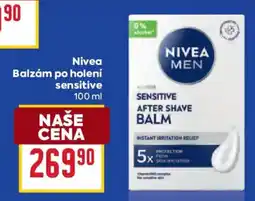 Billa Nivea balzám po holení sensitive nabídka