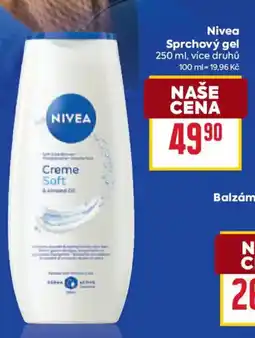 Billa Nivea sprchový gel nabídka