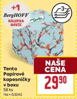 Billa Tento papírové kapesníčky nabídka