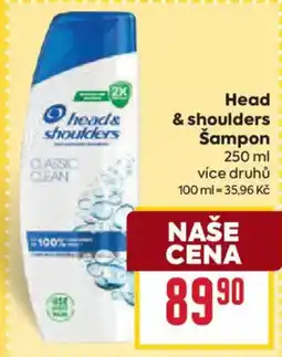 Billa Head & shoulders Šampon nabídka