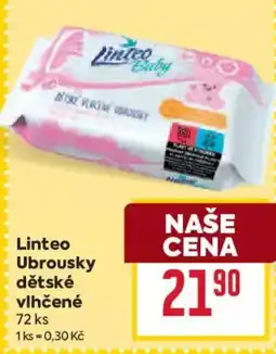 Billa Linteo ubrousky dětské vlhčené nabídka