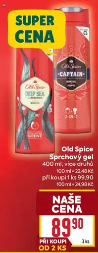 Billa Old Spice sprchový gel nabídka