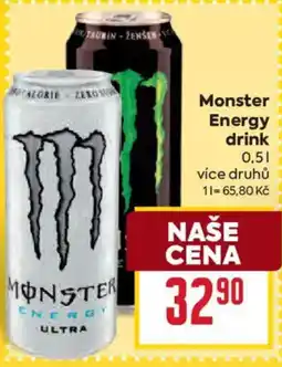 Billa Monster Energy drink nabídka