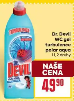 Billa Dr. Devil wc gel turbulence polar aqua nabídka