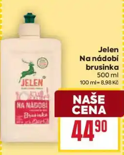 Billa Jelen na nádobí brusinka nabídka