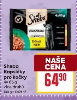 Billa Sheba kapsičky pro kočky nabídka