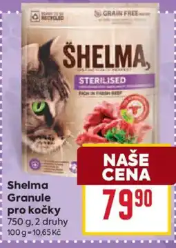 Billa Shelma Granule pro kočky nabídka