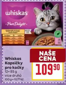 Billa Whiskas Kapsičky pro kočky nabídka