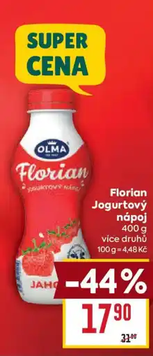 Billa Olma florían jogurtový nápoj nabídka