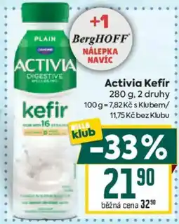 Billa Activia kefir nabídka