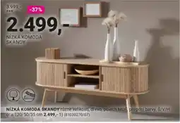 Möbelix Skandy nízká komoda nabídka