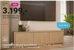 Möbelix Alice Springs komoda pod televizi nabídka