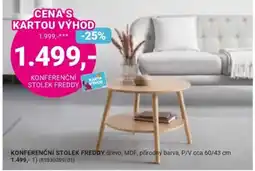 Möbelix Freddy konferenční stolek nabídka
