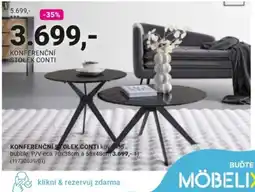 Möbelix Möbelix konferenční stolek conti nabídka