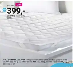Möbelix John chránič matrace nabídka